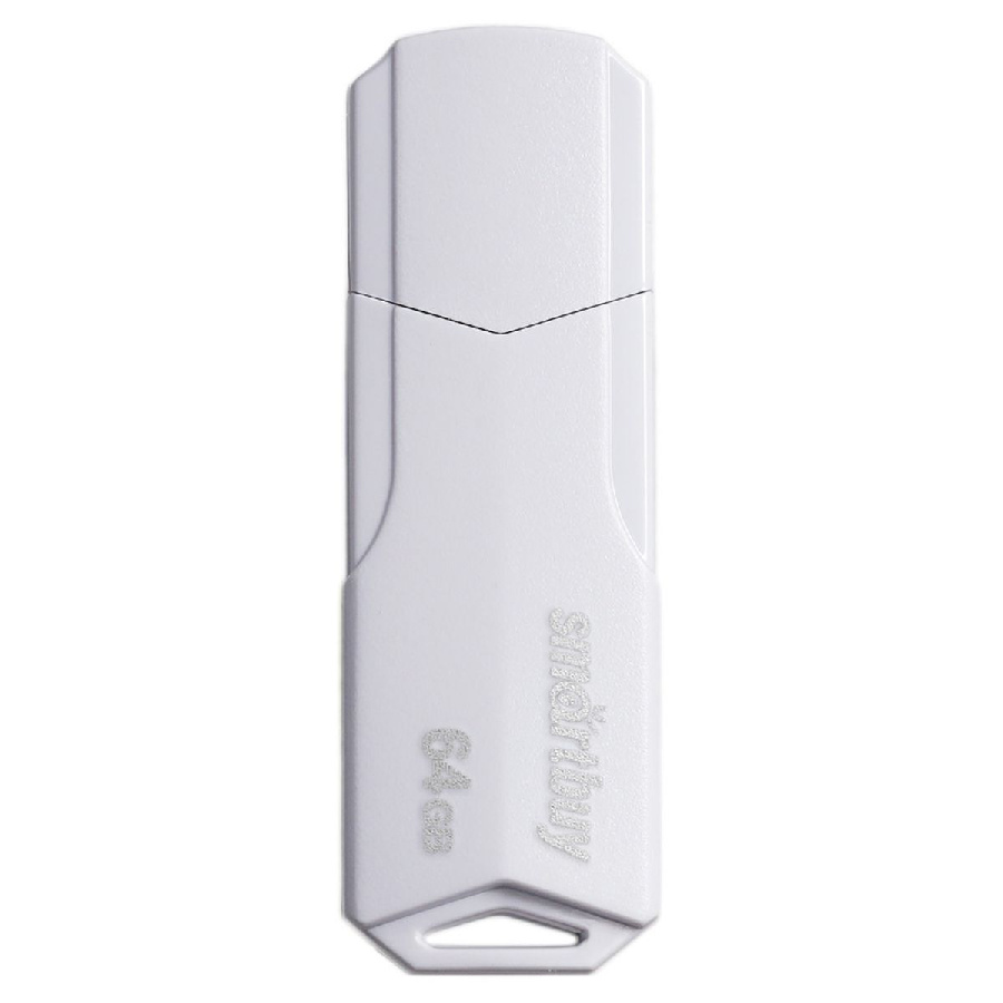 Память Smart Buy "Clue"  64GB, USB 2.0 Flash Drive, белый