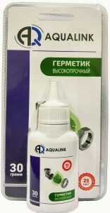 AQUALINK Анаэробный клей-герметик Высокопрочный, 30 г, блистер, 2934