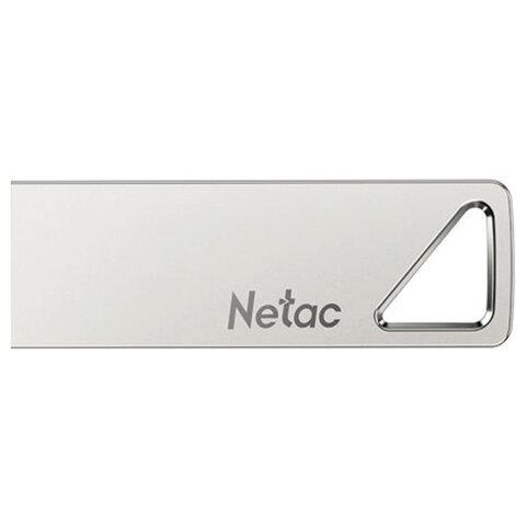 Флеш-диск 16 GB NETAC U326, USB 2.0, металлический корпус, серебристый, NT03U326N-016G-20PN